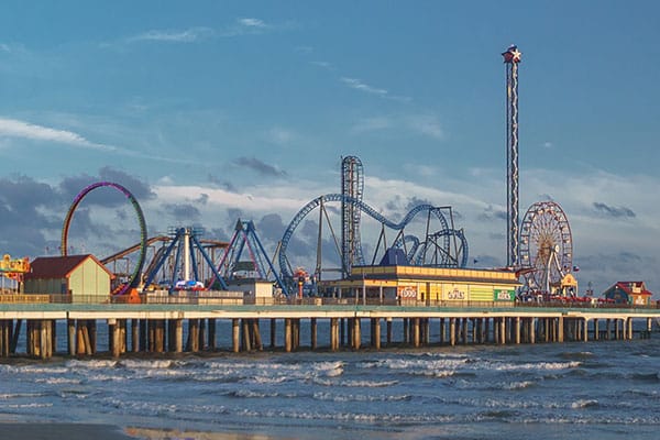 Sunset on the pier