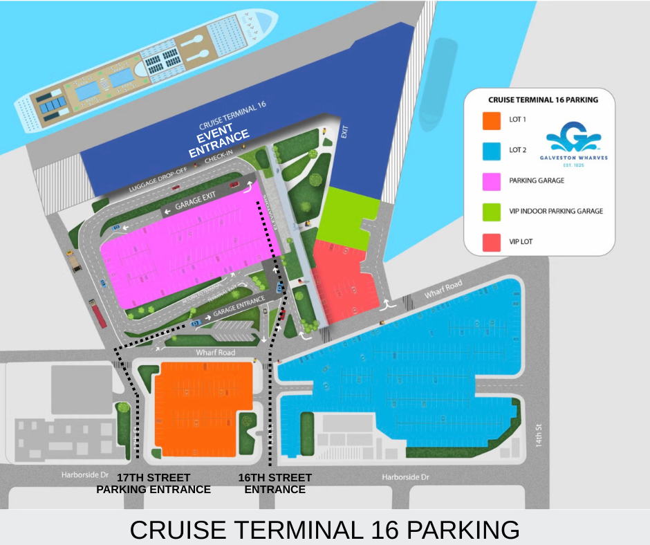 Cruise Terminal 16 parking map